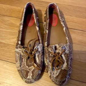 Sperry Loafers-Snake skin look